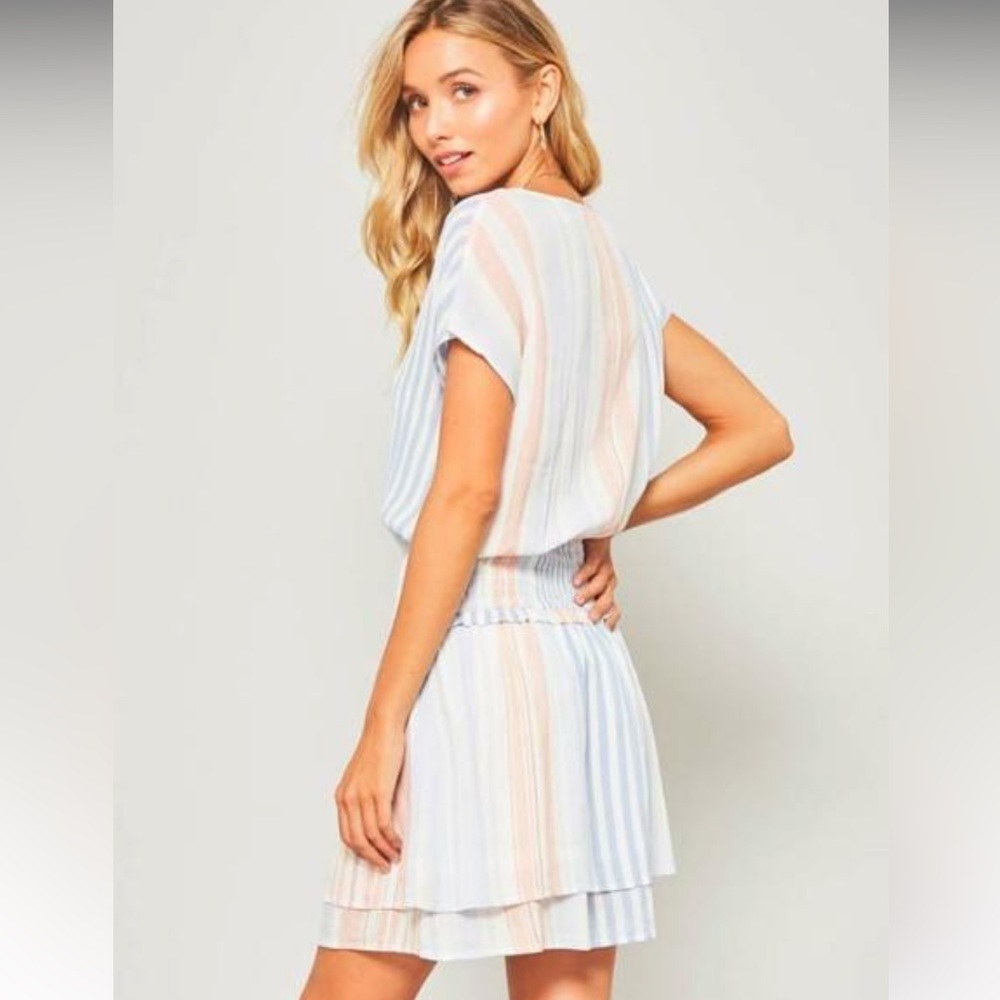Promesa Smocked Chambray Dress